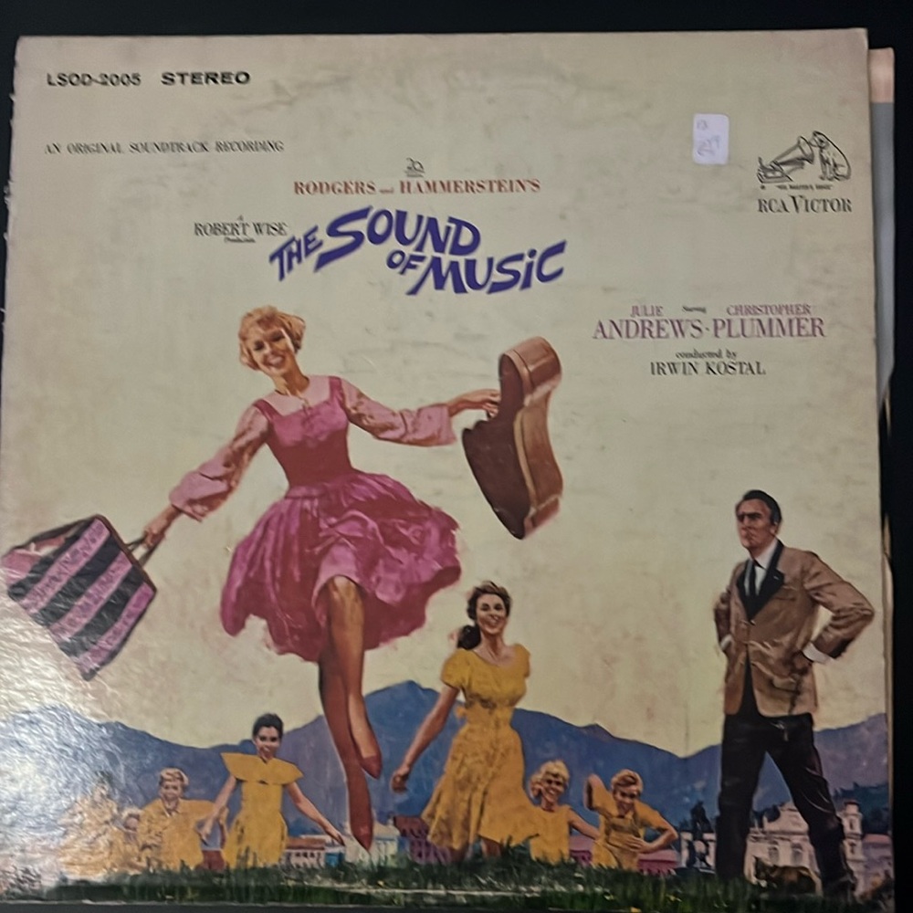 Vintage Sound Of Music Original Soundtrack, Storybook Insert/Sleeve 1965 Vinyl